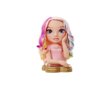 Rainbow High Styling Head - 33 cm Bella - 4-in-1 Spielset mit Auswaschbaren Haarcremes, Nagellack, Bürste, Haarfärbemittel - Stylen, Färben und Lackieren, Ausspülen + Wiederholen, von 4-12 Jahre im Sale
